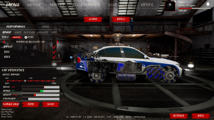 Chaos on Wheels, Steam Gift