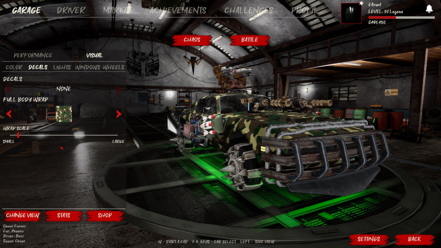 Chaos on Wheels, Steam Gift